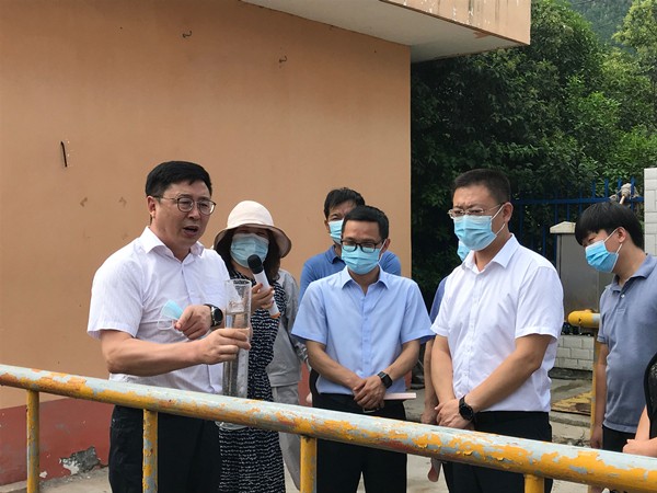 丹鳳縣政協主席周建政一行到水環境公司丹鳳污水處理廠開展縣域生態環境保護專題調研 _副本.jpg