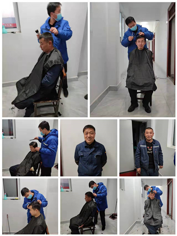 秦邦 李亞軍同志免費為大家剪發.jpg